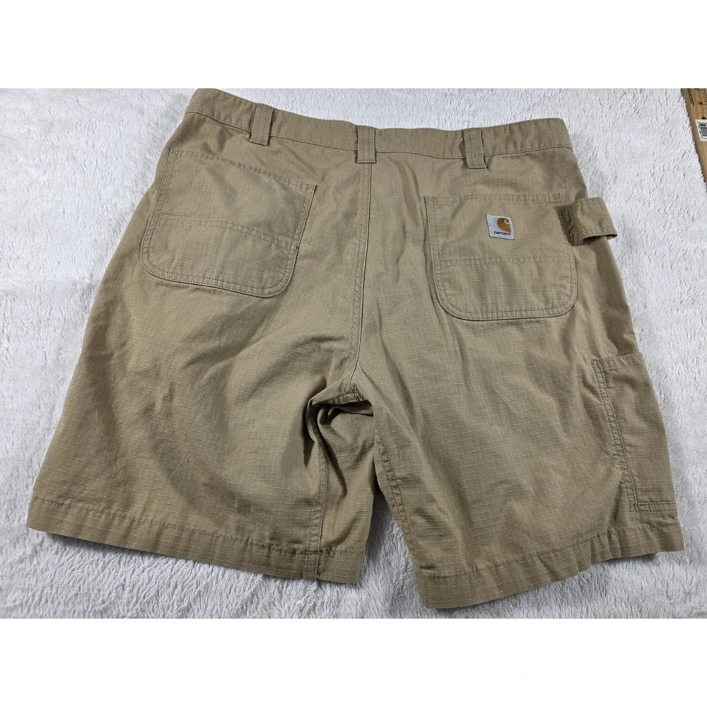 Carhartt Work‎ Shorts Mens 38x9 Utility Relaxed Fit Force Ripstop Tan